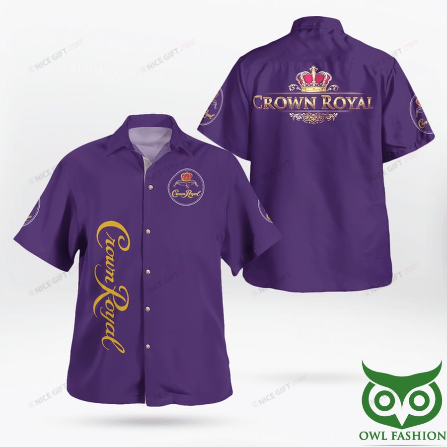 Crown Royal Purple Hawaiian Shirt