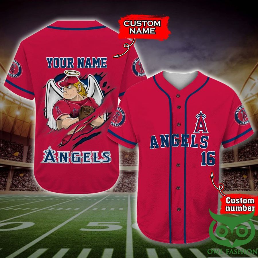 Los Angeles Angels Baseball Jersey MLB Custom Name Number