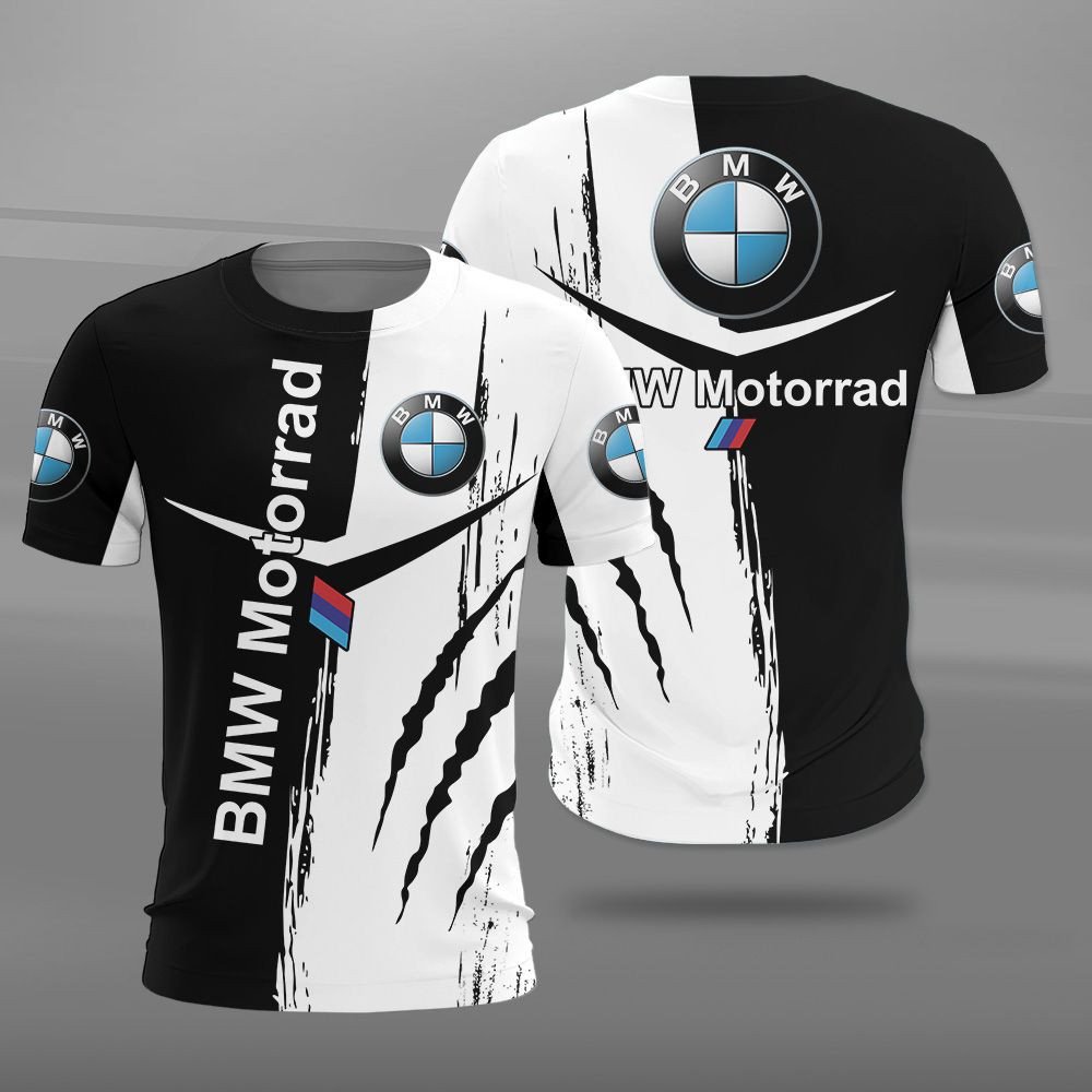 BMW Motorrad Black and White 3D Shirt