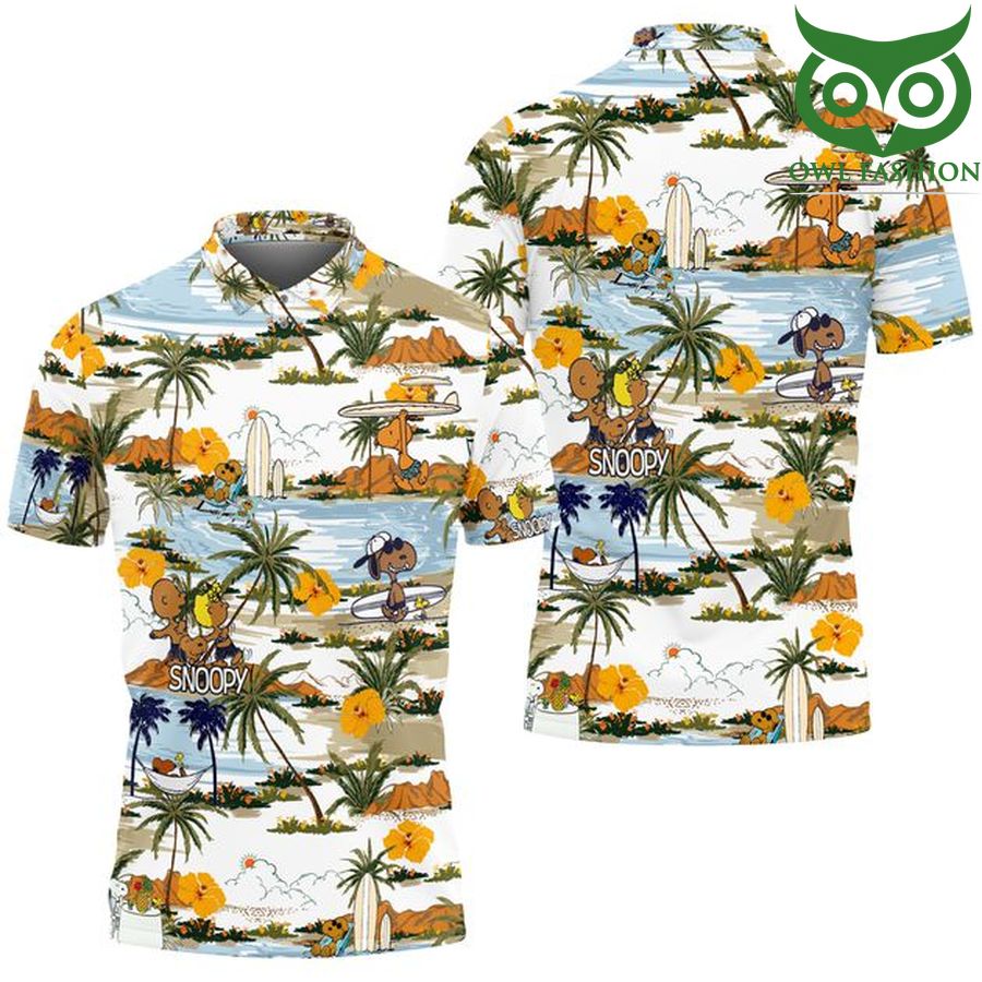 Snoopy And Friends Summer Beach Hawaiian Shirt 