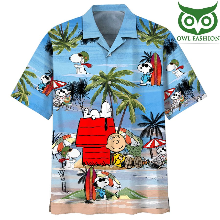 Snoopy Comic Peanuts Hawaiian shirt