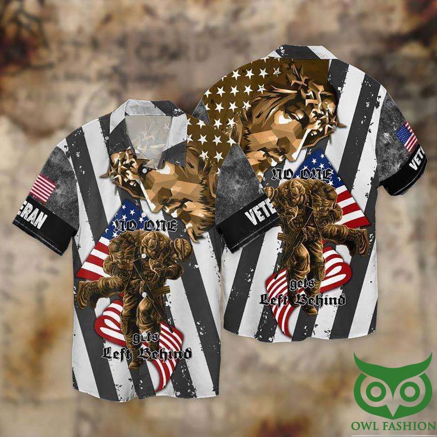 4th Of July Independence Day Memorial Day Jesus Old One Gets Left Behind Hawaiian Shirt