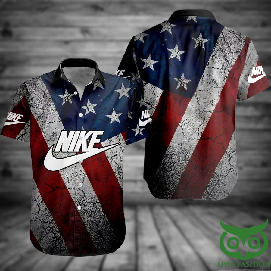 Limited Nike Eagle America Flag Gray Jersey