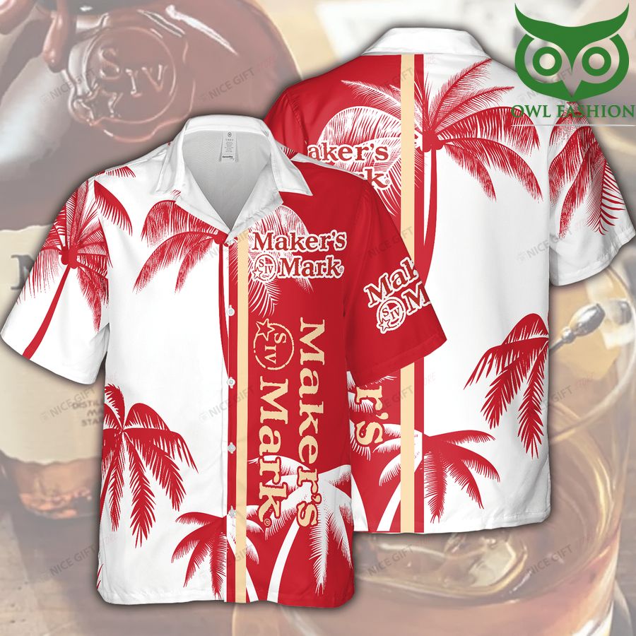 Maker's Mark 3D Shirt Hawaiian aloha for summer