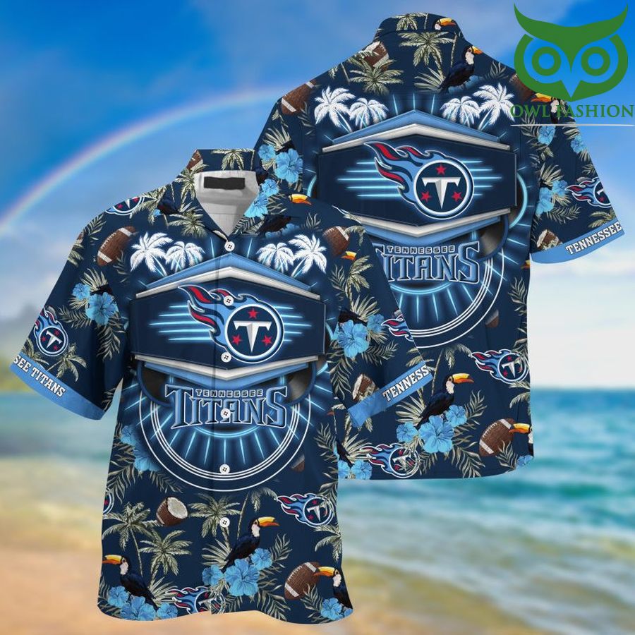 Tennessee Titans NFL Floral Hawaii Shirt