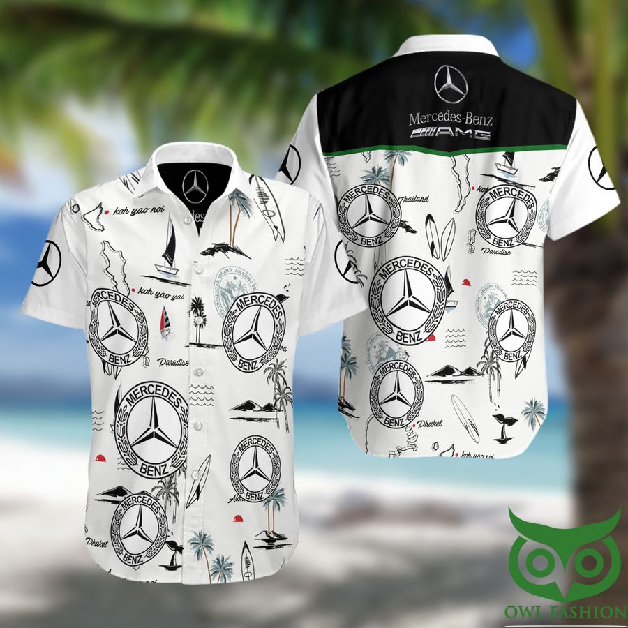 Mercedes-AMG F1 Hawaiian Beach Shirt