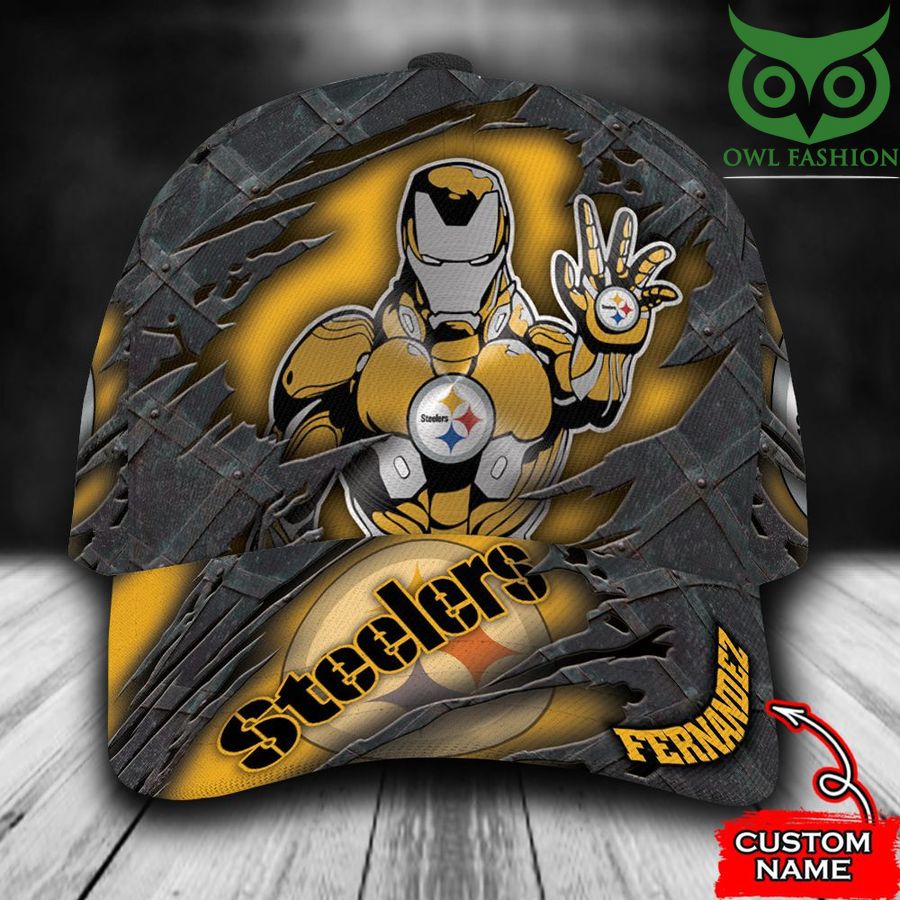 Pittsburgh Steelers Classic Cap Iron Man NFL Custom name