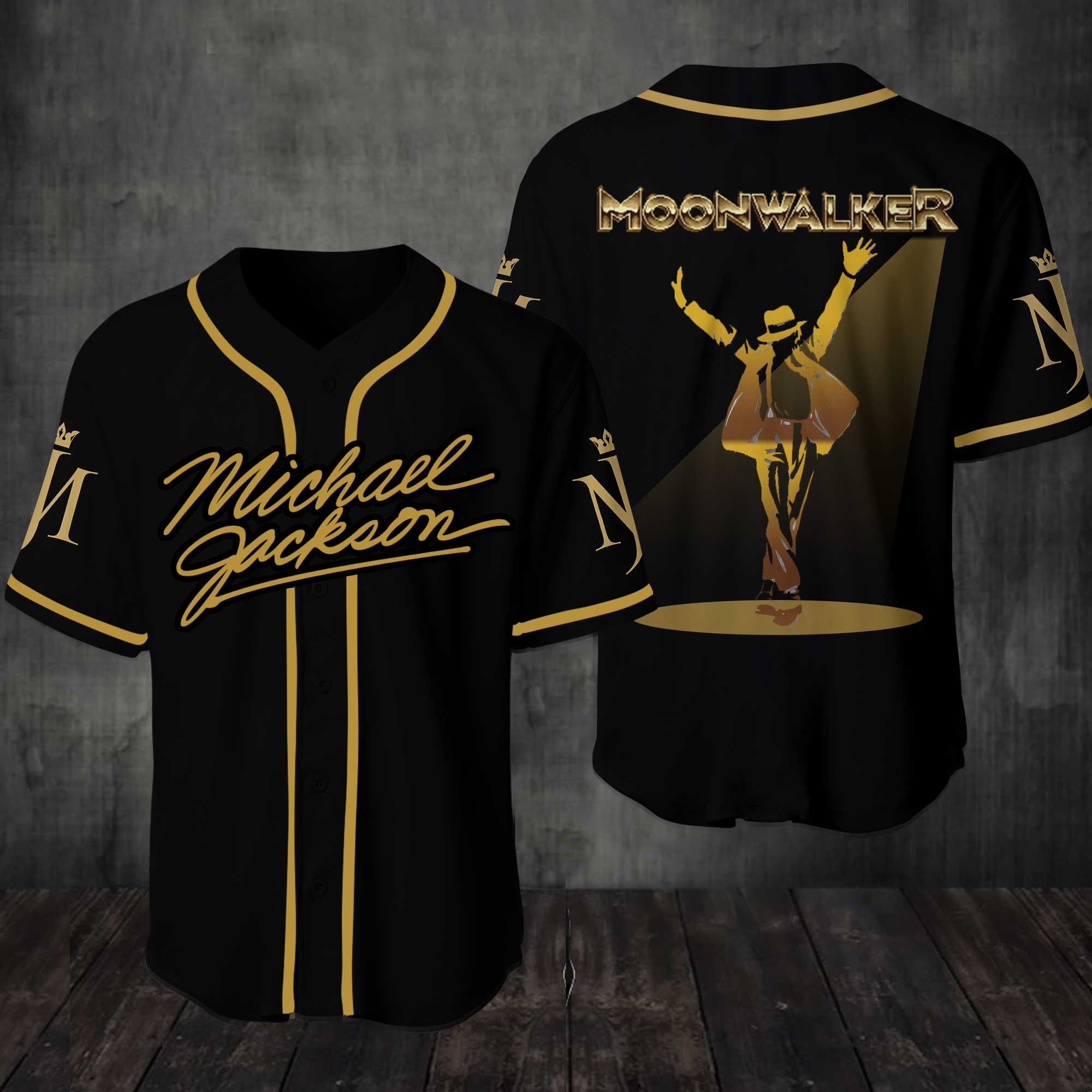 Michael Jackson Mooonwalker Baseball Jersey Shirt