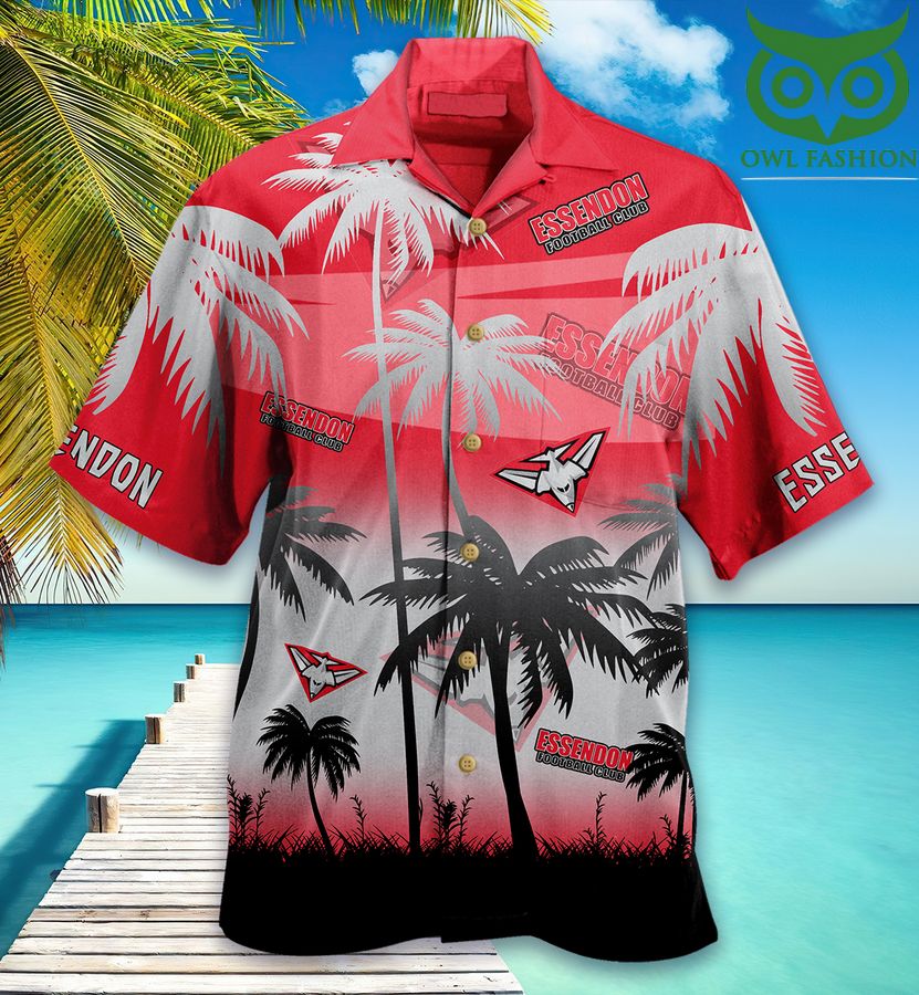 AFL Essendon football club Bombers Hawaiian Shirt