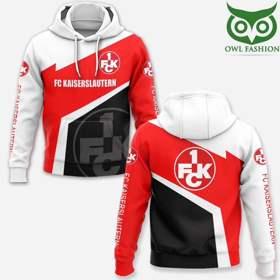 FC Kaiserslautern red white 3D Full Printing Hawaiian Shirt Tshirt Hoodie