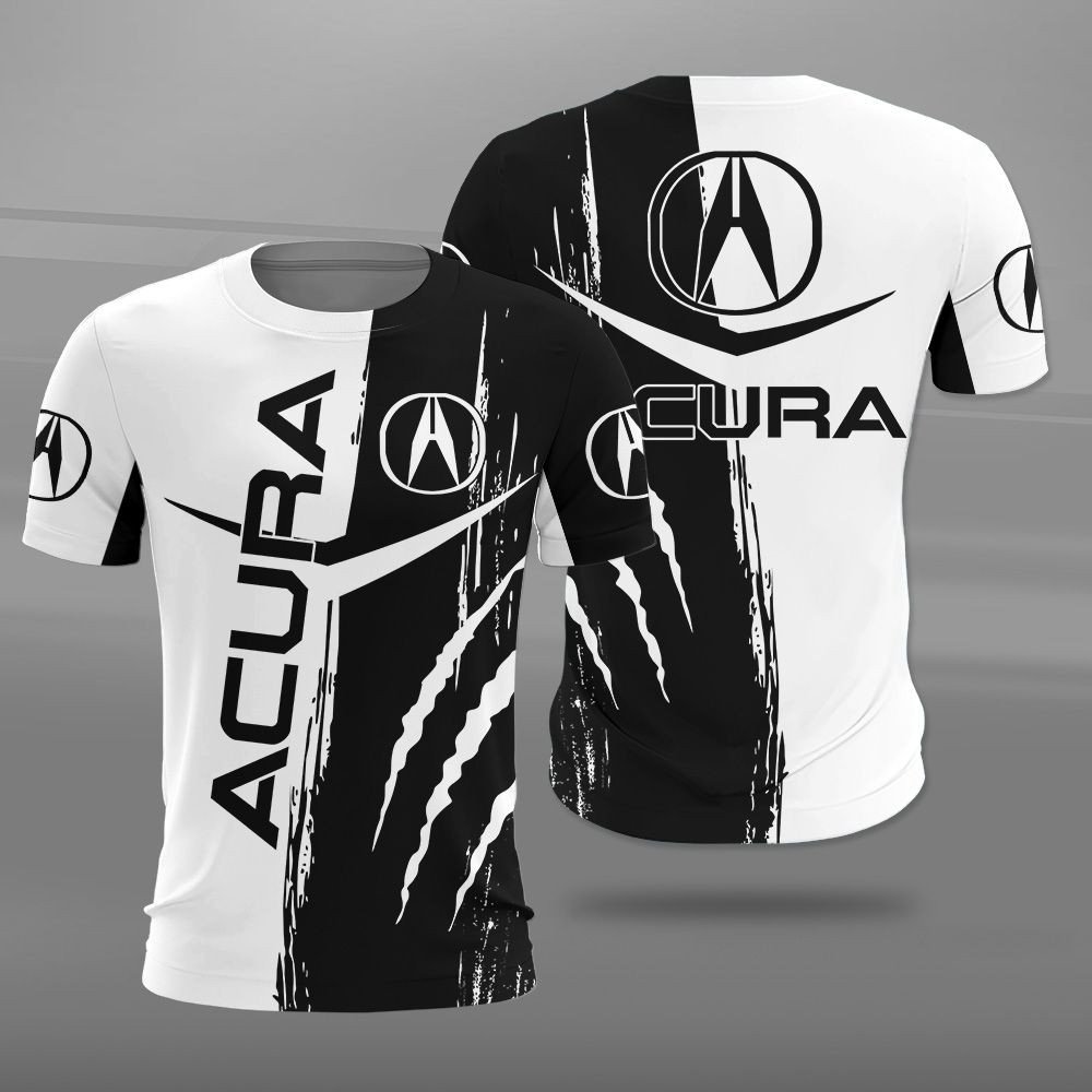 Acura Logo Black and White 3D Shirt
