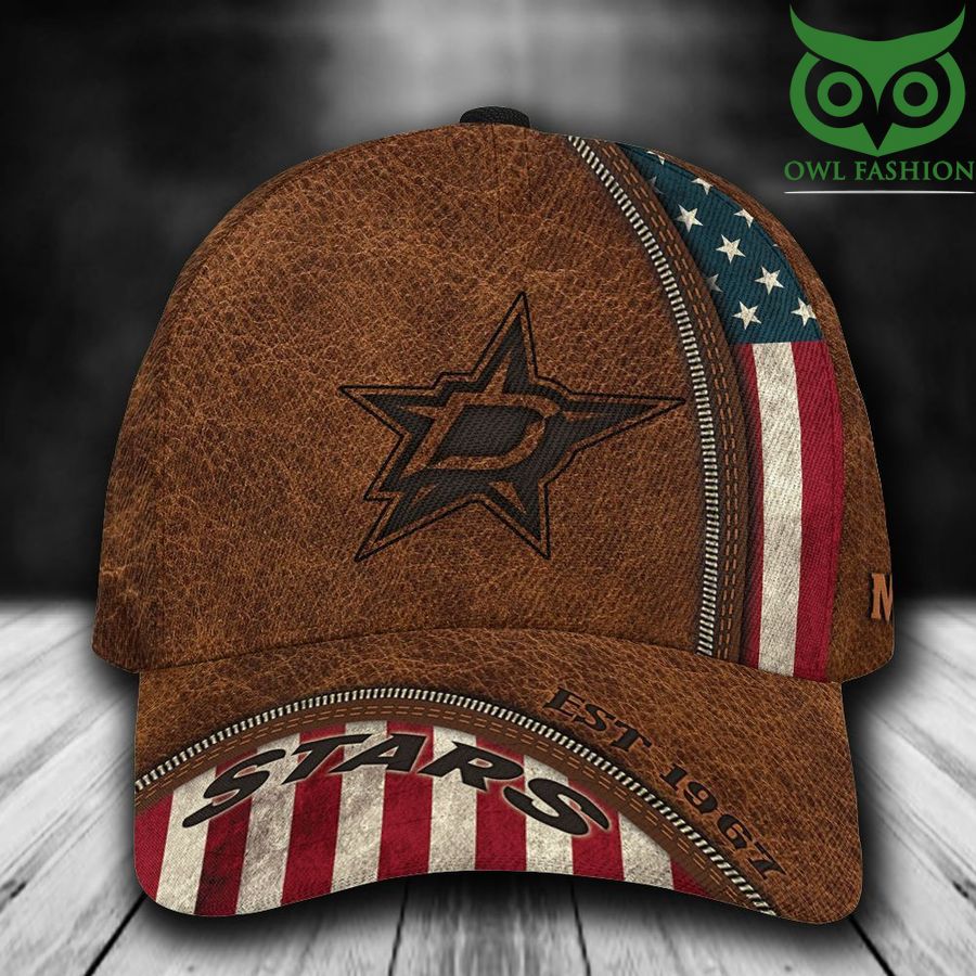 Luxury NHL Custom name Dallas Stars 3D Cap 