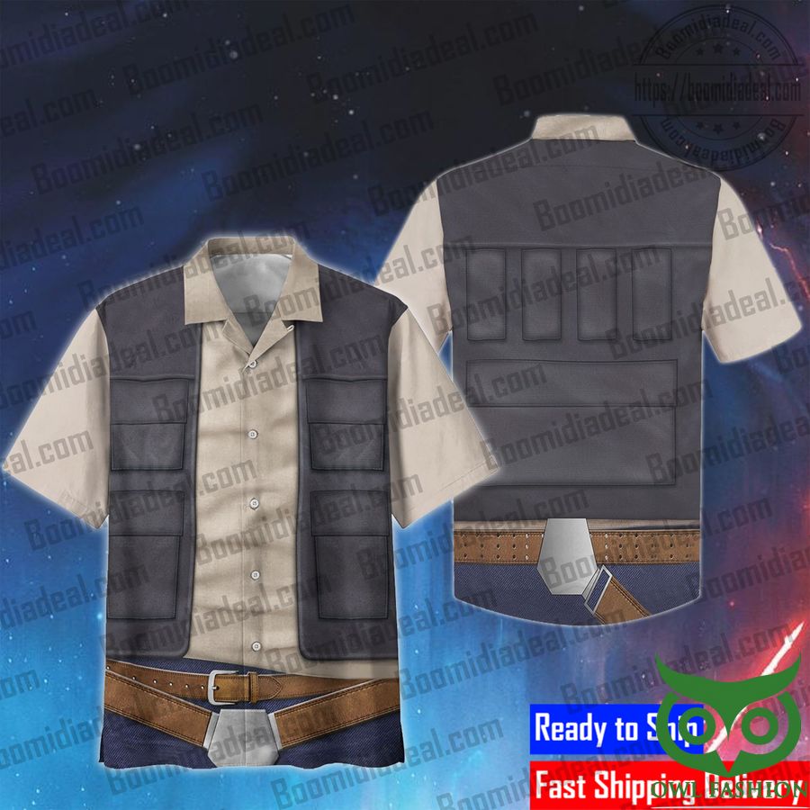 Star Wars Han Solo Cosplay Star Wars Hawaiian Shirt