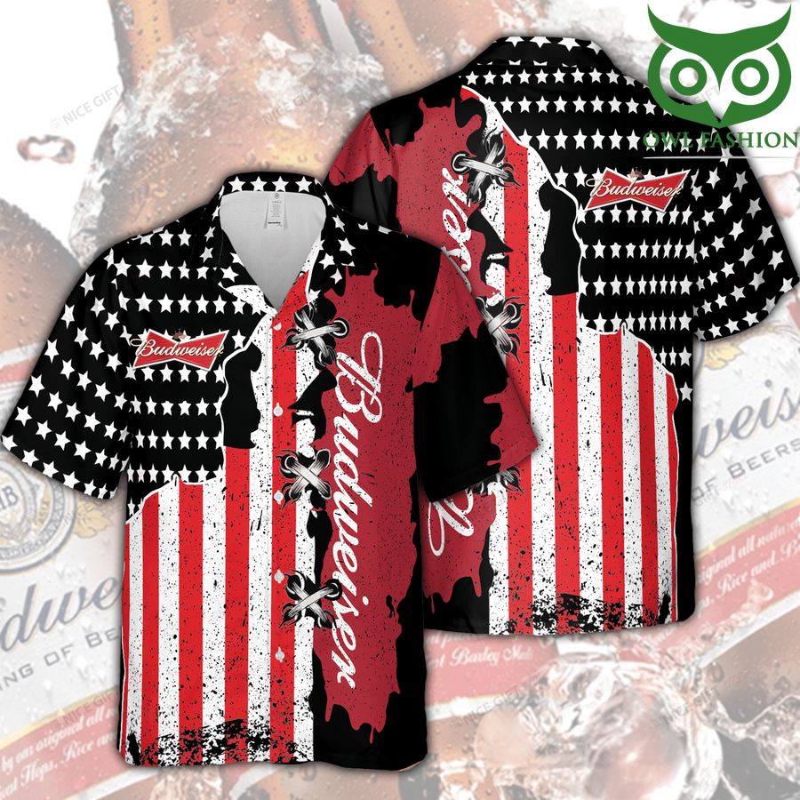 Budweiser American vibe ties Hawaii 3D Shirt