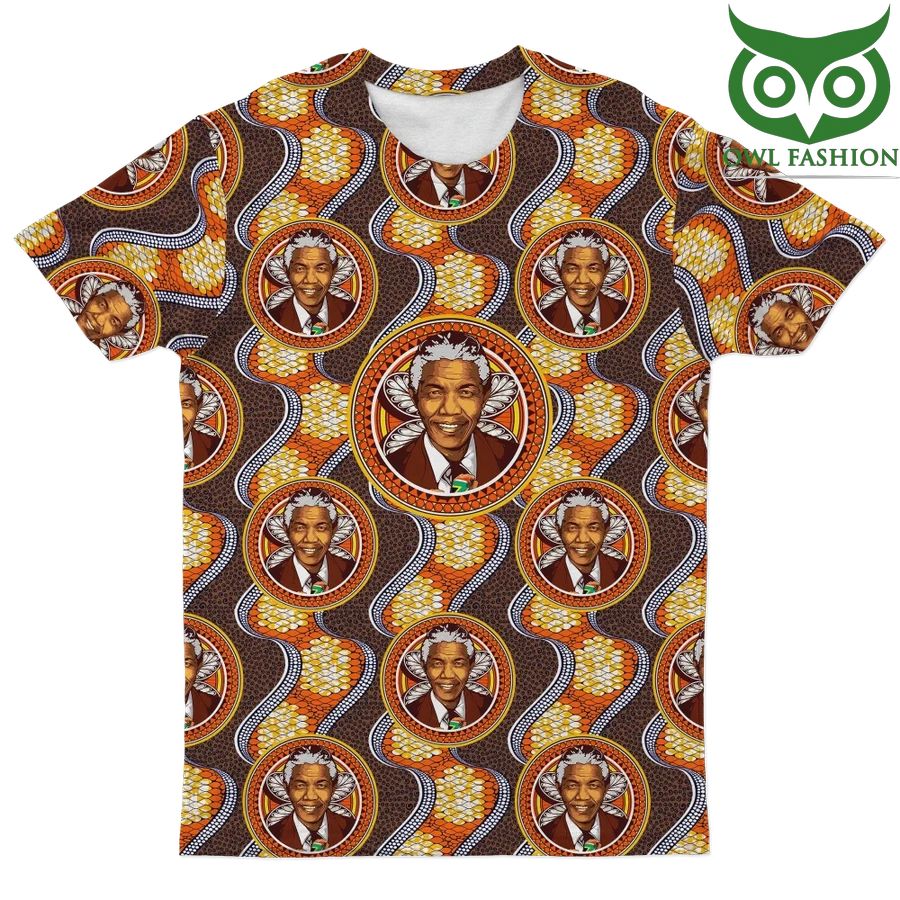 Nelson Mandela Fabric Africa Zone T shirt 