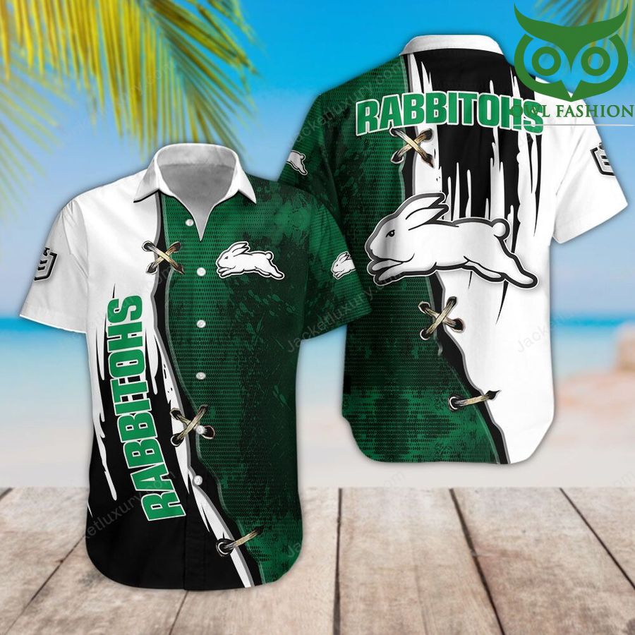 South Sydney Rabbitohs colored cool style Hawaiian shirt for summer