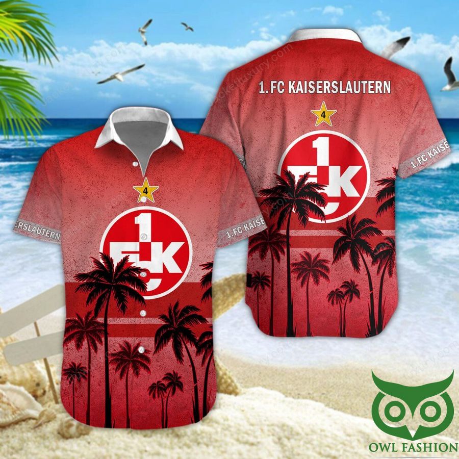 1. FC Kaiserslautern Red Coconut Tree Hawaiian Shirt