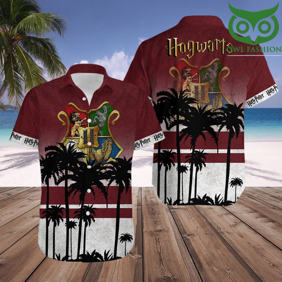 Harry Potter Hogwarts 4 houses Hawaiian Shirt