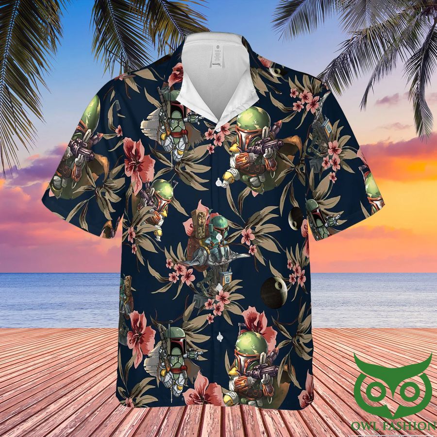 Star Wars Boba Fett Fan Art Hawaiian Shirt