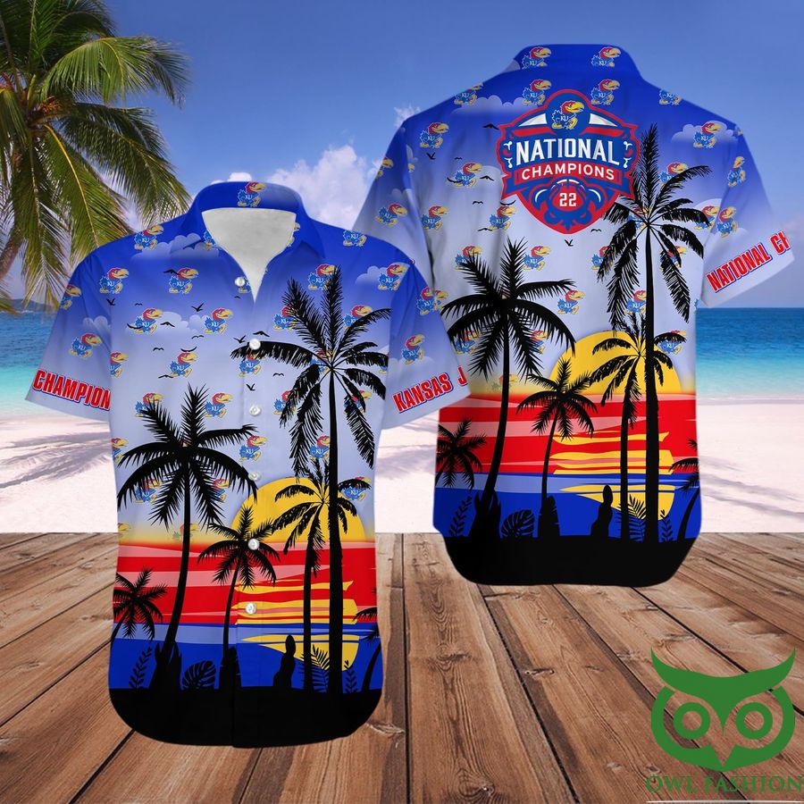 Kansas Jayhawks National Champions Hawaiian Shirt