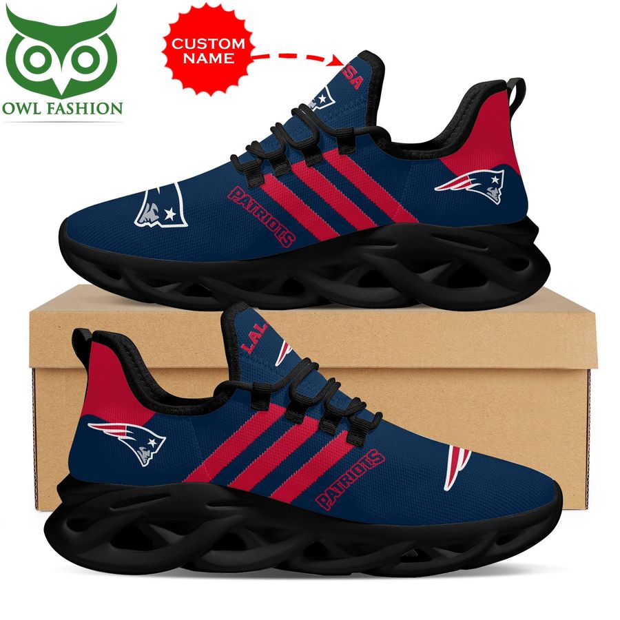 New England Patriots Shoes Max Soul Luxury NFL Custom Name