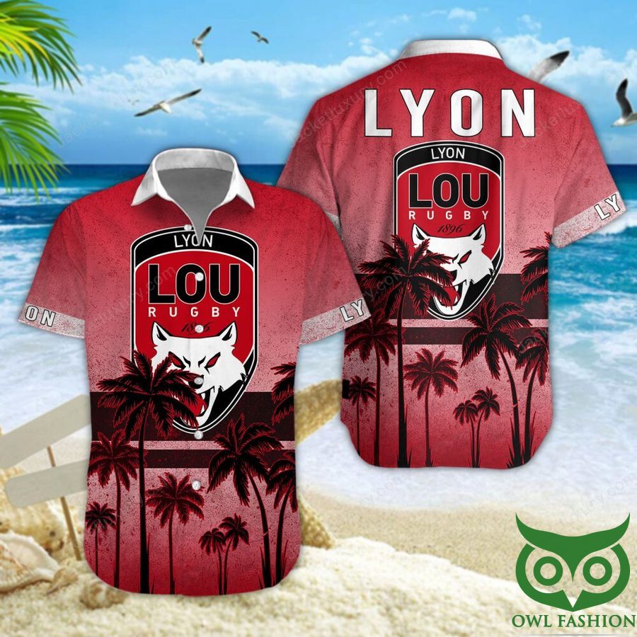 Lyon OU Logo Coconut Red 3D Shirt