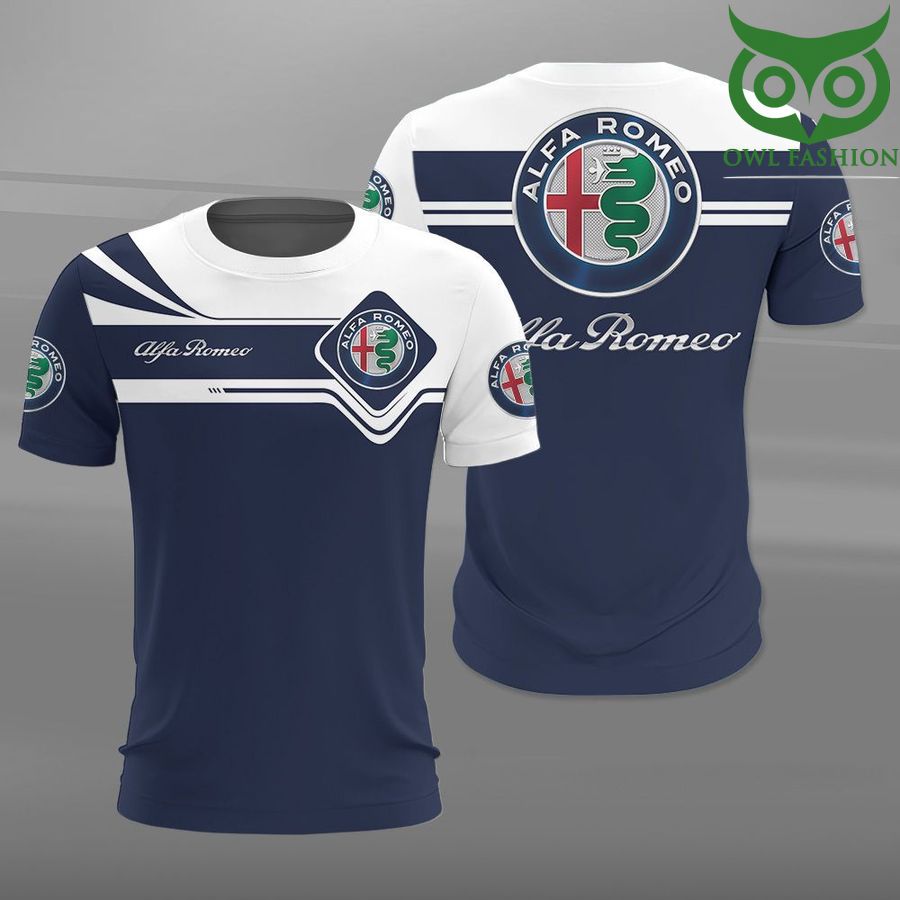Alfa Romeo signature colors logo luxury 3D Shirt full printed