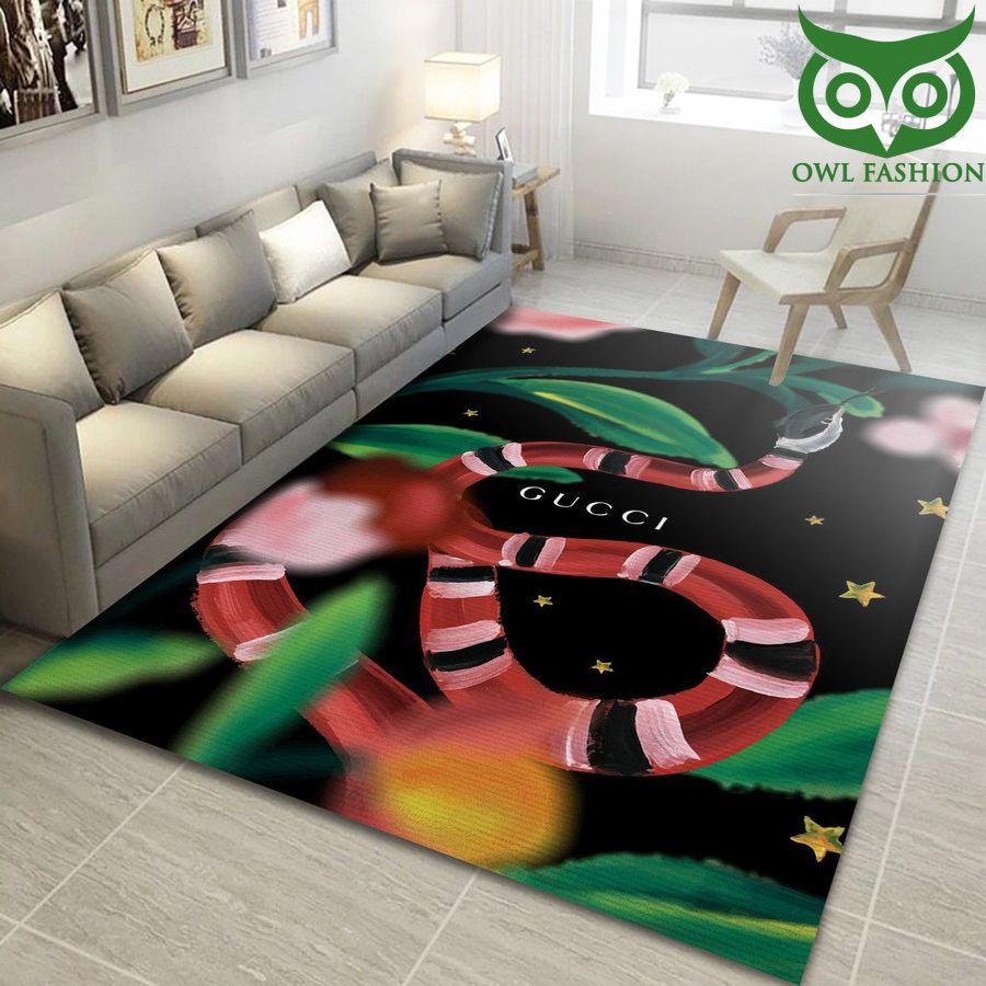 Gucci Snake Area Rug Living Room And Bed Room Rug Floor US Decor