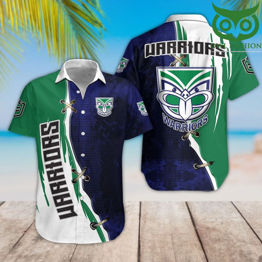 New Zealand Warriors colored cool style Hawaiian shirt for summer