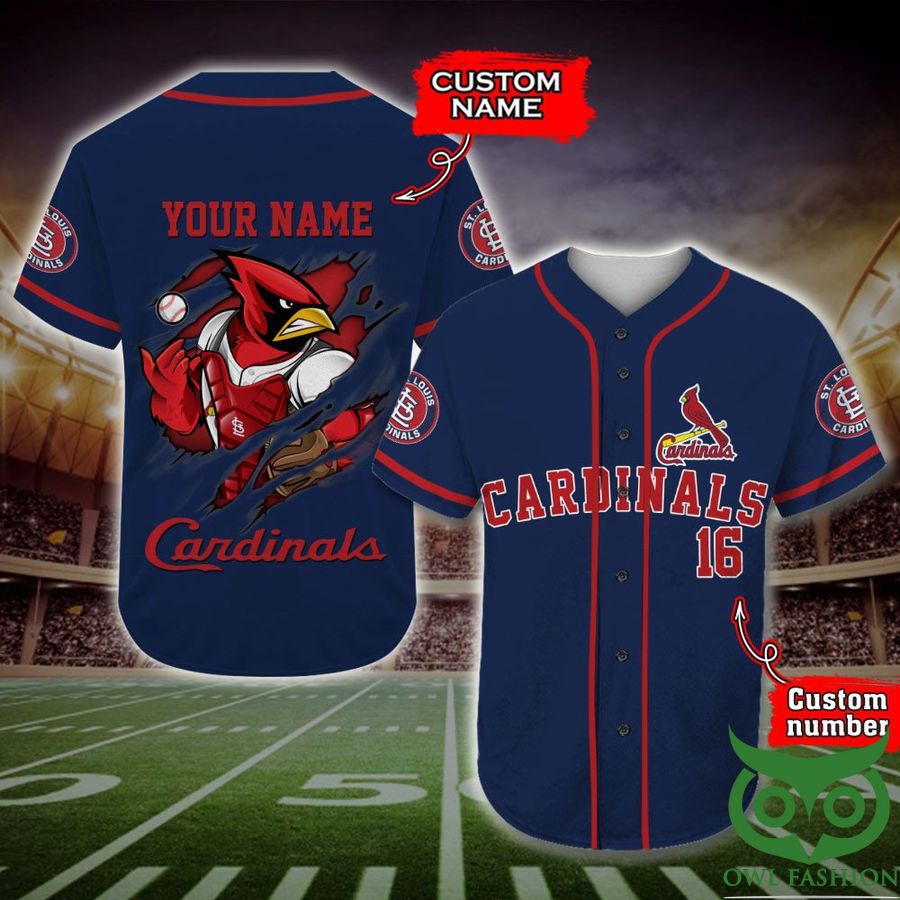 St Louis Cardinals Baseball Jersey MLB Custom Name Number
