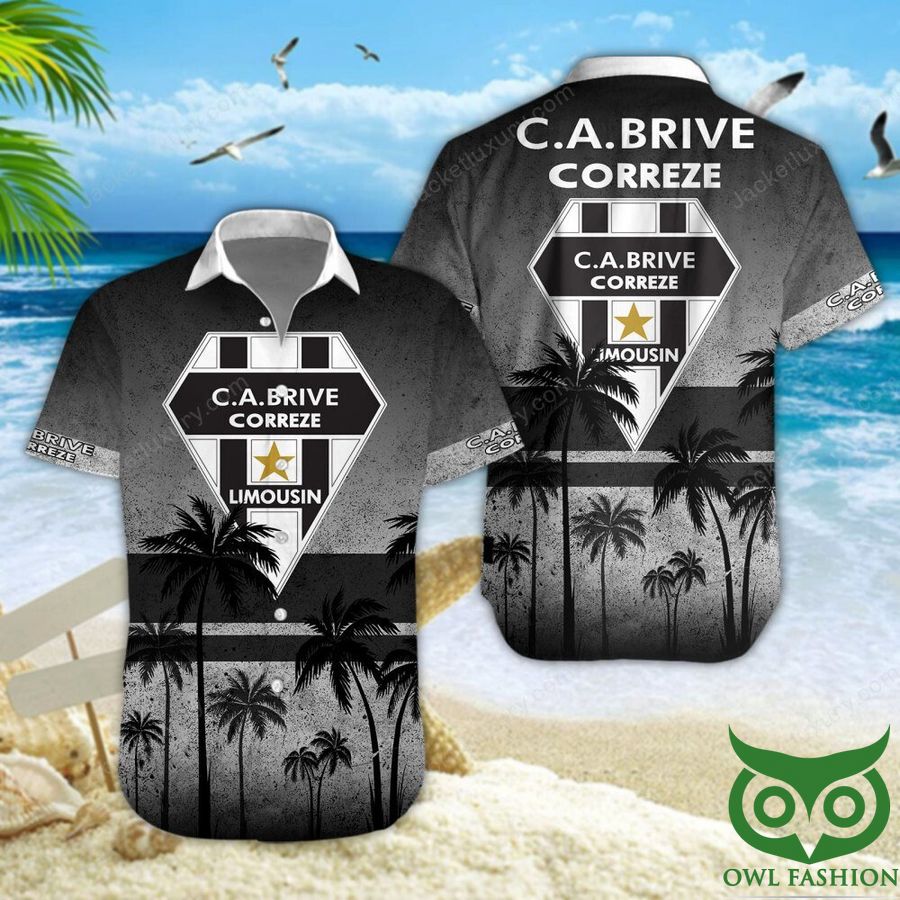 CA Brive Logo Coconut Black 3D Shirt