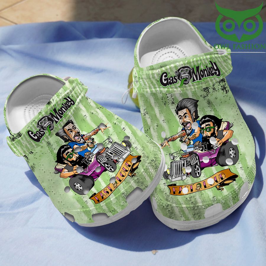 Gas Monkey Garage Fast and Loud crocs Slippers