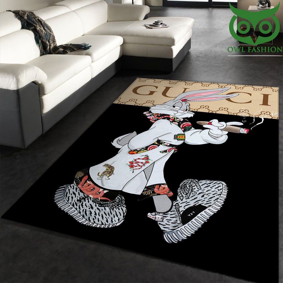 Gucci Area Rug nobility rabbit Carpet Home Rug Floor Decor The US