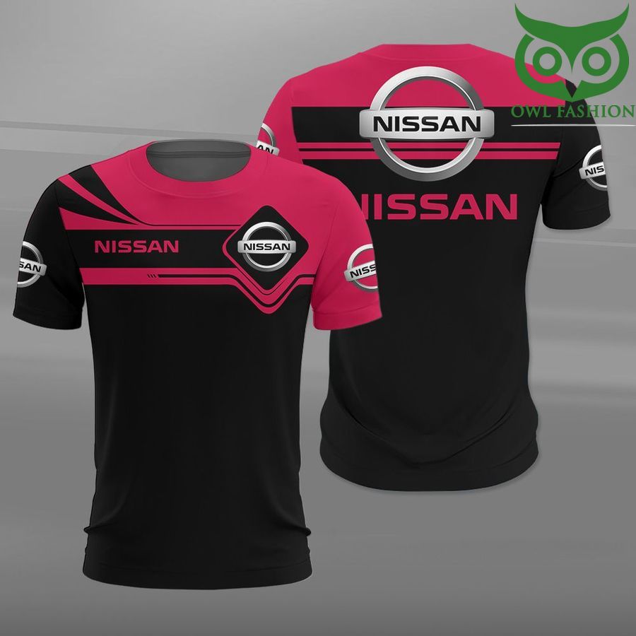 Nissan signature colors logo luxury 3D Shirt full printed