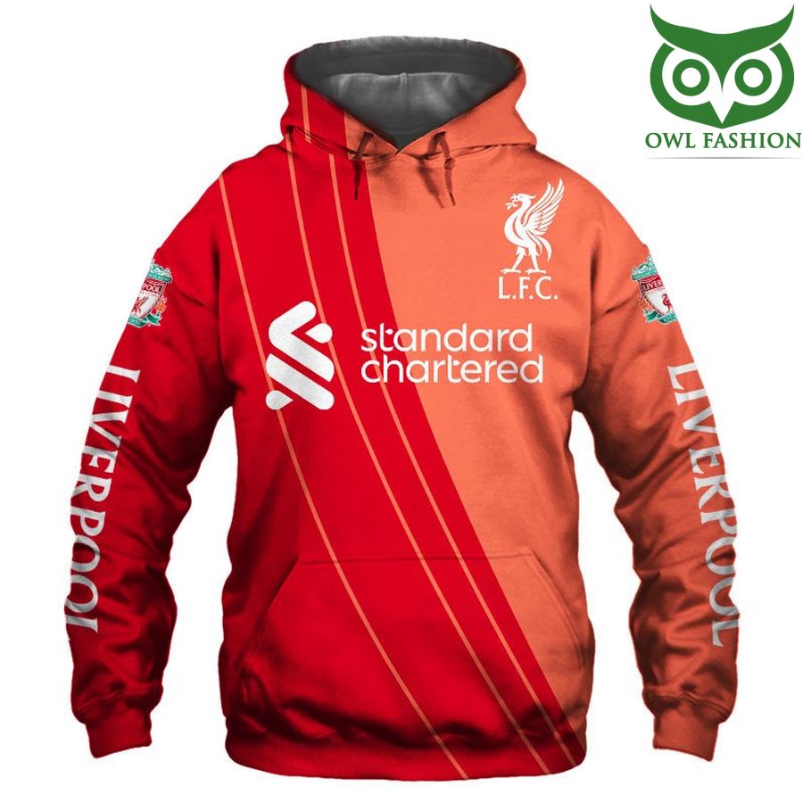 Liverpool FC red standard 3D Full Printing Hawaiian Shirt Tshirt Hoodie