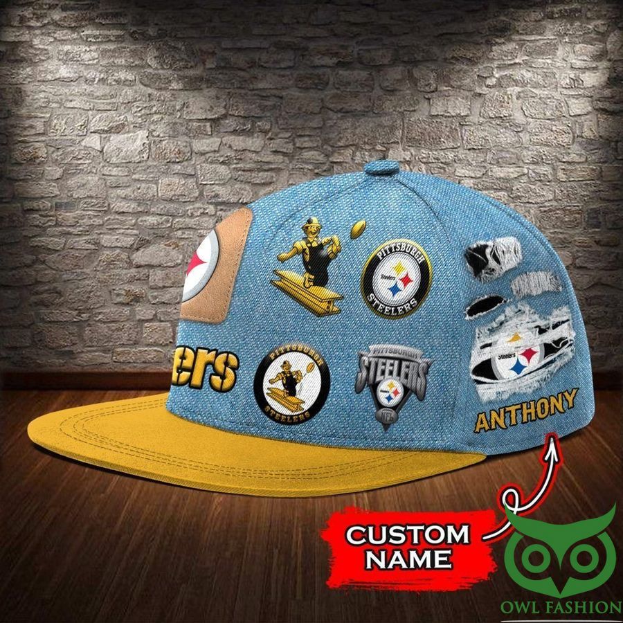 Custom Name Pittsburgh Steelers NFL Hiphop Classic Cap 