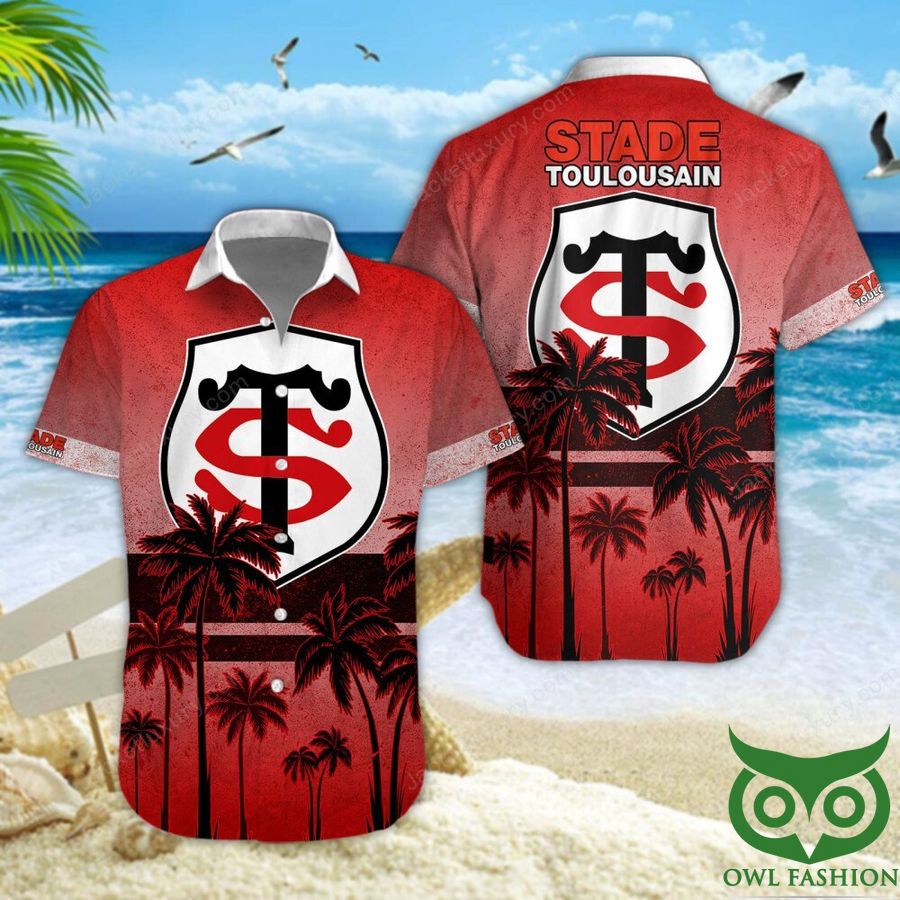 Stade Toulousain Coconut Black Red 3D Shirt