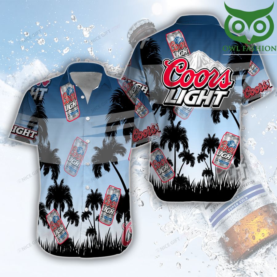 Coors Light beers sky 3D Shirt Hawaiian aloha for summer