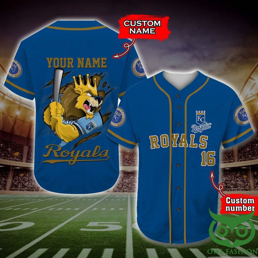 Kansas City Royals Baseball Jersey MLB Custom Name Number