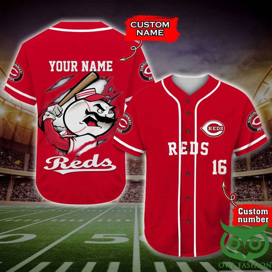 Cincinnati Reds Baseball Jersey MLB Custom Name Number