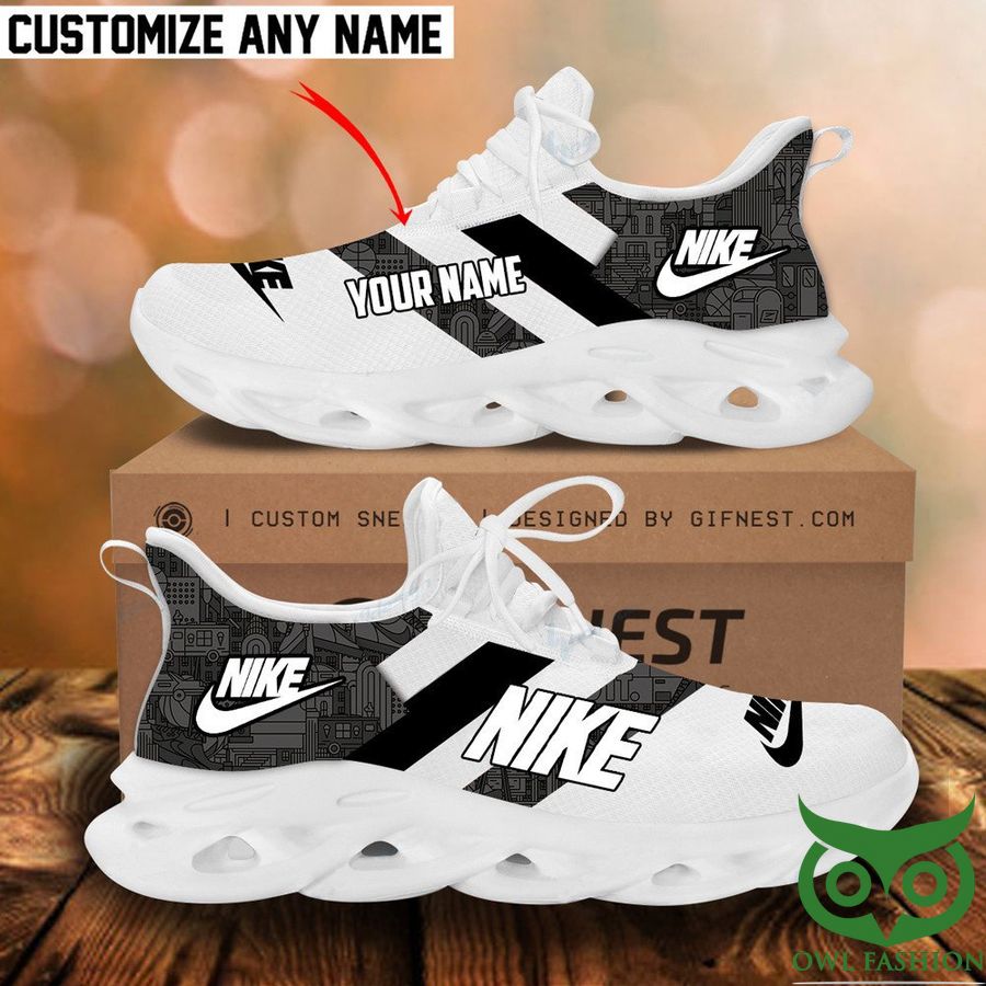 Custom Name Limited Nike White Yezy US Max Soul Sneaker