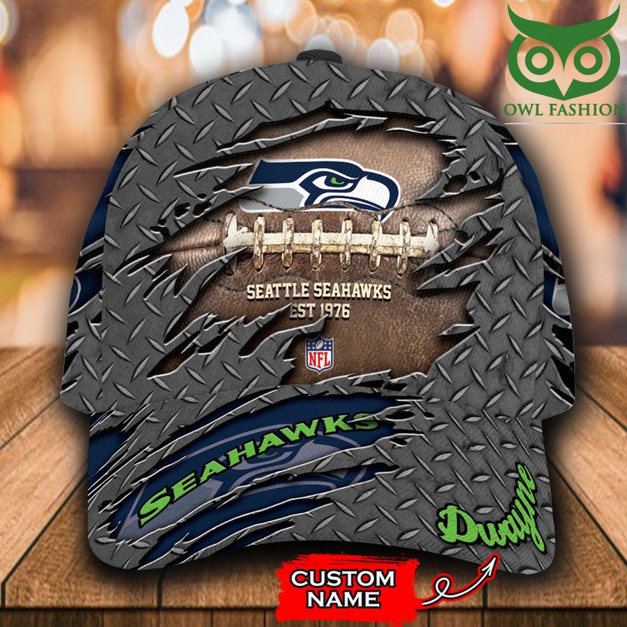 Seattle Seahawks Classic Cap Luxury NFL Custom name