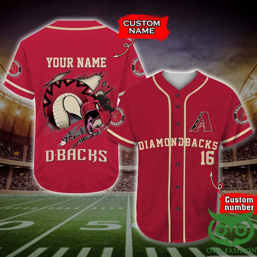 Arizona Diamondbacks Baseball Jersey MLB Custom Name Number