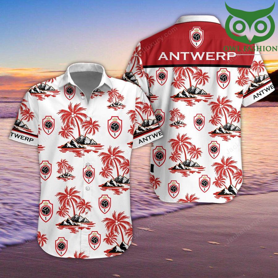 Royal Antwerp F.C colored cool style Hawaiian shirt for summer
