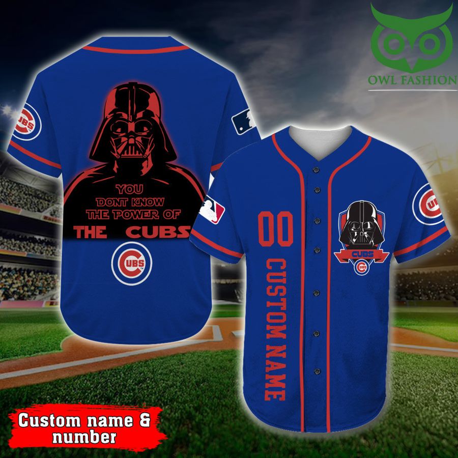 Chicago Cubs Baseball Jersey Darth Vader Star Wars MLB Custom Name Number 