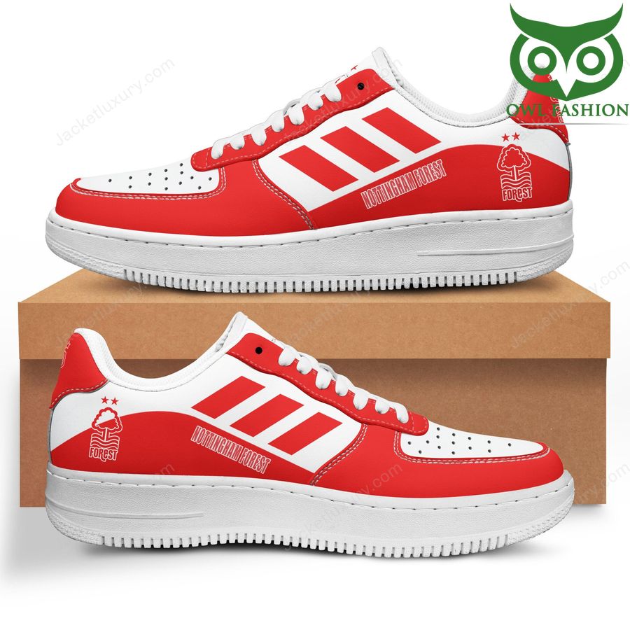 2 Nottingham Forest F.C red white NAF Shoes sneaker