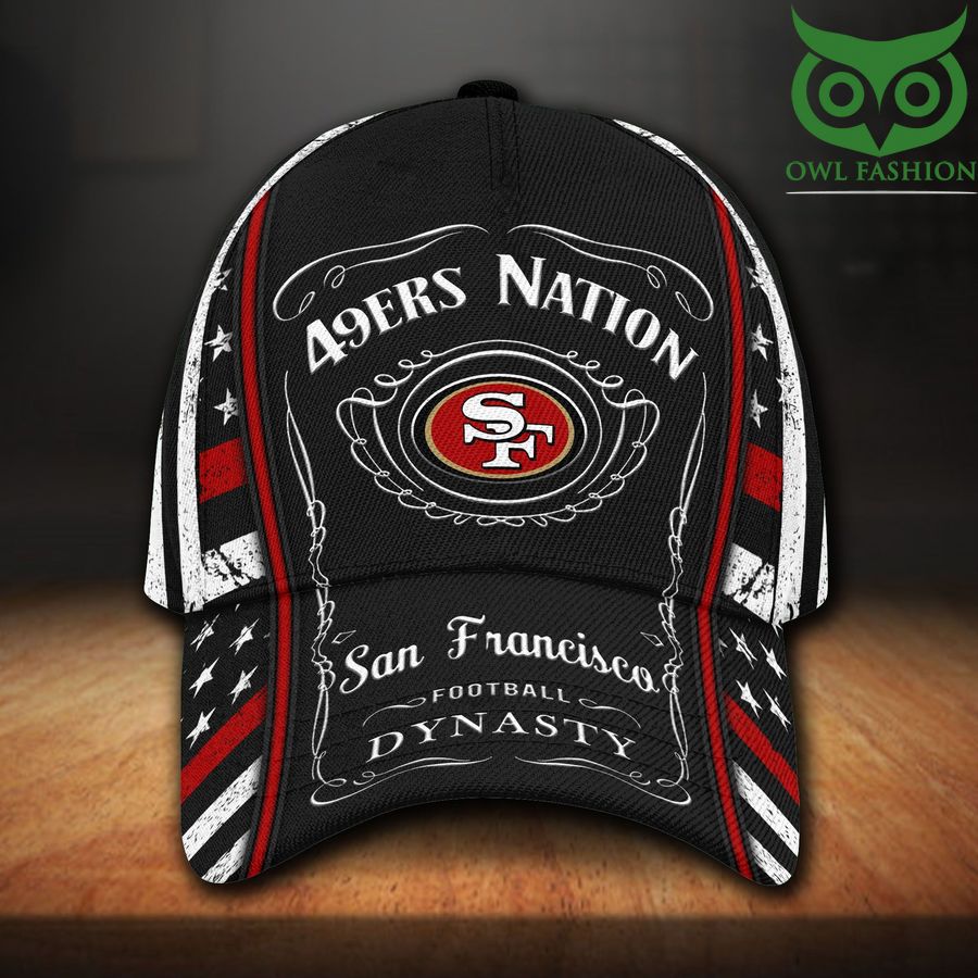 65 San Francisco 49ers NFL Jack Danie 3D limited edition classic cap