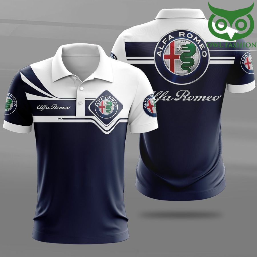 208 Alfa Romeo signature colors logo luxury 3D Shirt full printed