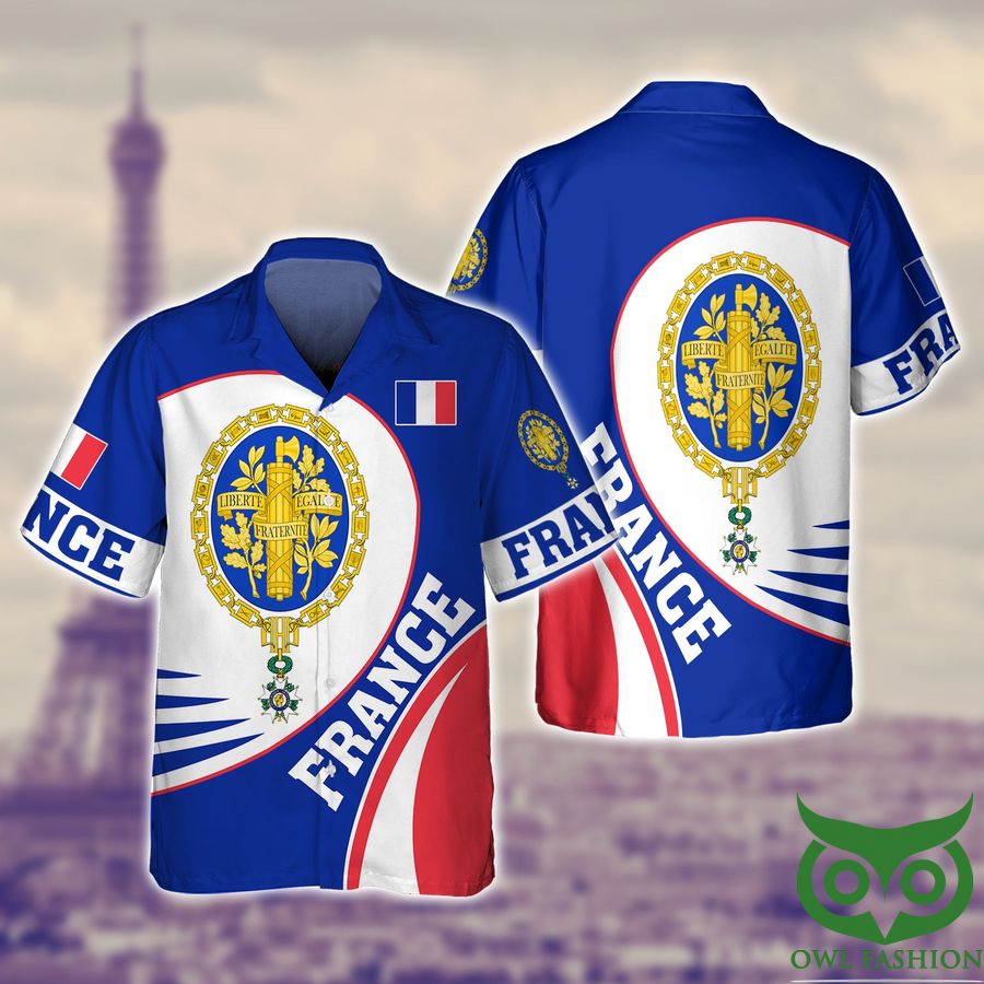 France liberte egalite fraternite hawaiian shirt