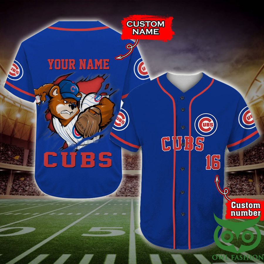 Chicago Cubs Baseball Jersey MLB Custom Name Number